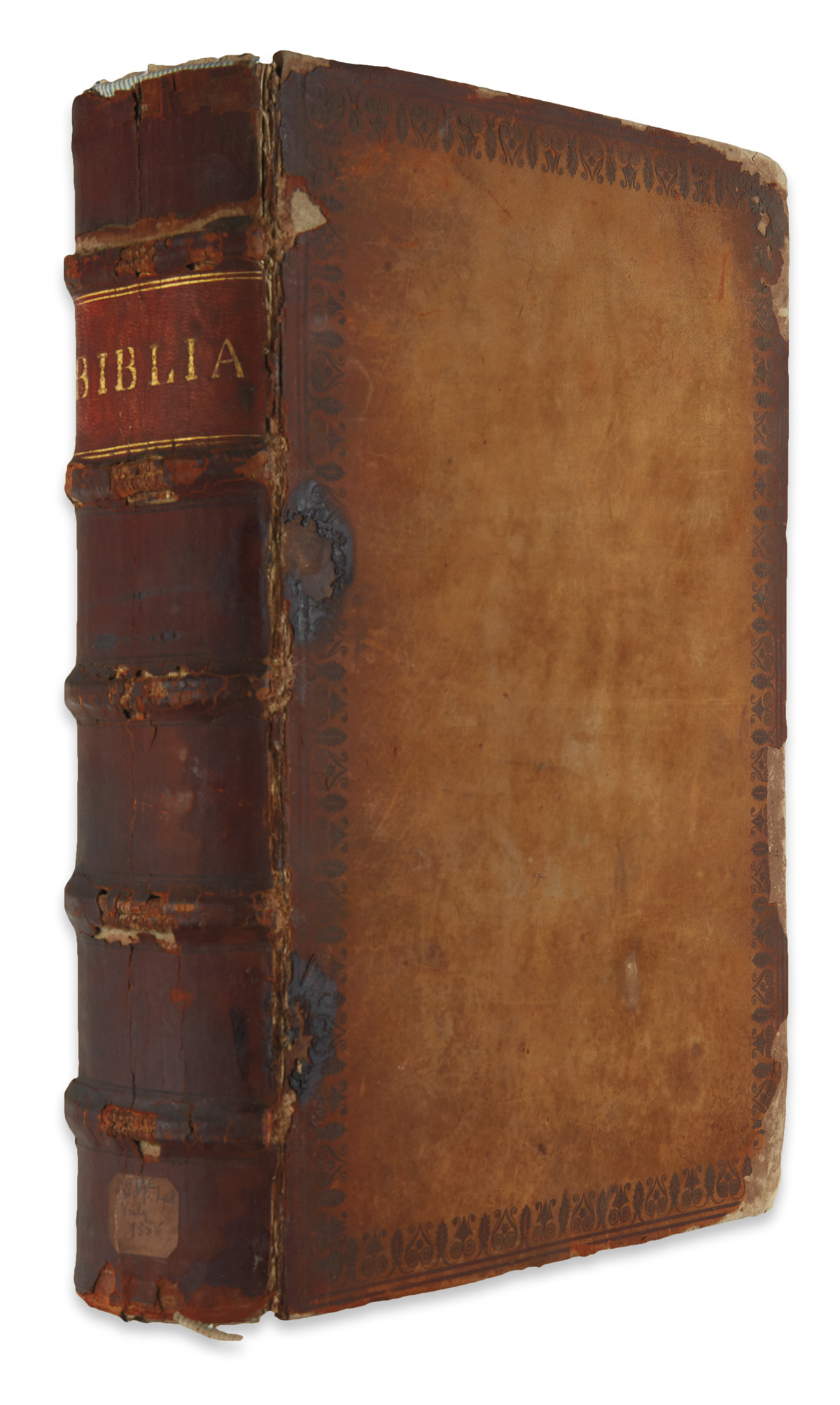 BIBLE IN LATIN.  Biblia sacra veteris & novi testamenti iuxta vulgatam.  1558